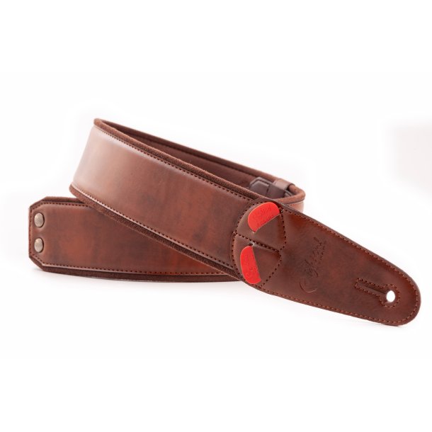 RightOn! Charm-60 Brown Guitar Strap